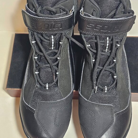 Sedici Podio Street Riding Light Weight Motorcycle Black Boots Men’s Size 9 US - Picture 7 of 15